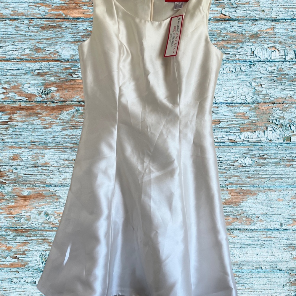 b michael AMERICA Red Collection Ivory Dress